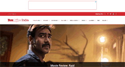 Desktop Screenshot of boxofficeindia.co.in